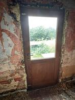 Achterdeur hout 100cmx210cm, Doe-het-zelf en Bouw, Ophalen, Gebruikt, Hout