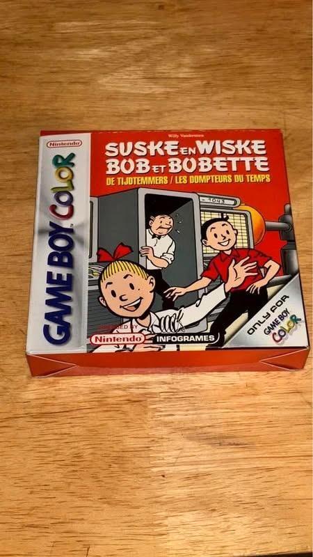 Suske en Wiske Bob et Bobette GBC compleet CIB, Games en Spelcomputers, Games | Nintendo Game Boy, Zo goed als nieuw, Avontuur en Actie