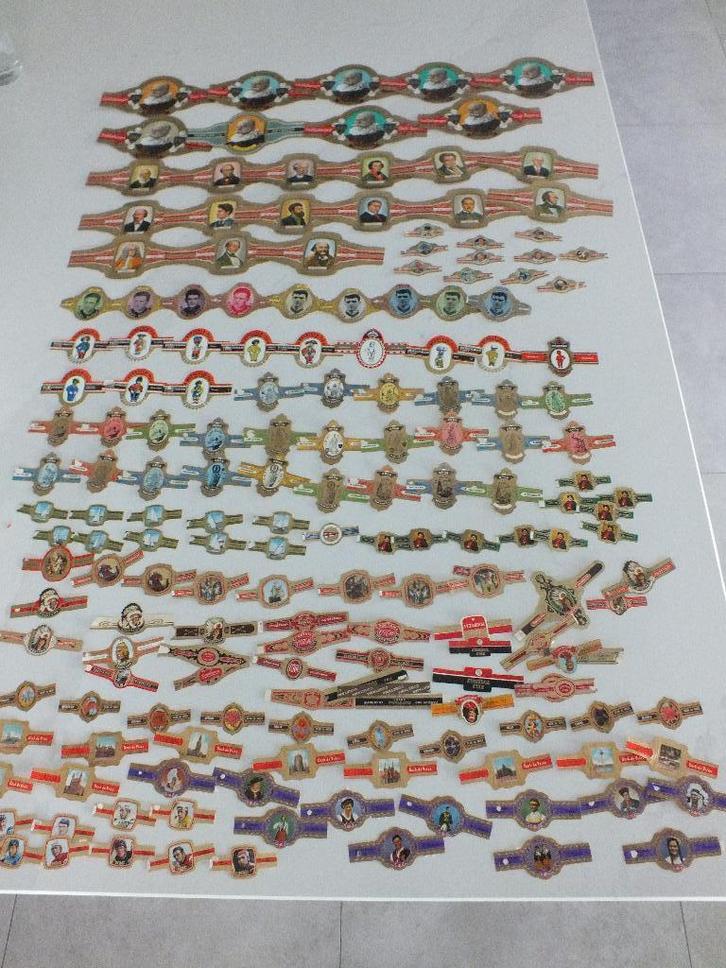 Sigarenbanden collectie 3, Verzamelen, Rookartikelen, Aanstekers en Luciferdoosjes, Nieuw, Sigarenbandjes, Ophalen of Verzenden