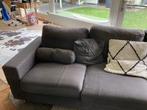 Bank ,zetel met voetbank, Ophalen, Gebruikt, 125 cm of meer, 75 tot 100 cm