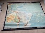 Landkaart Oceanië, Boeken, Atlassen en Landkaarten, Ophalen, Overige gebieden, Landkaart, 1800 tot 2000