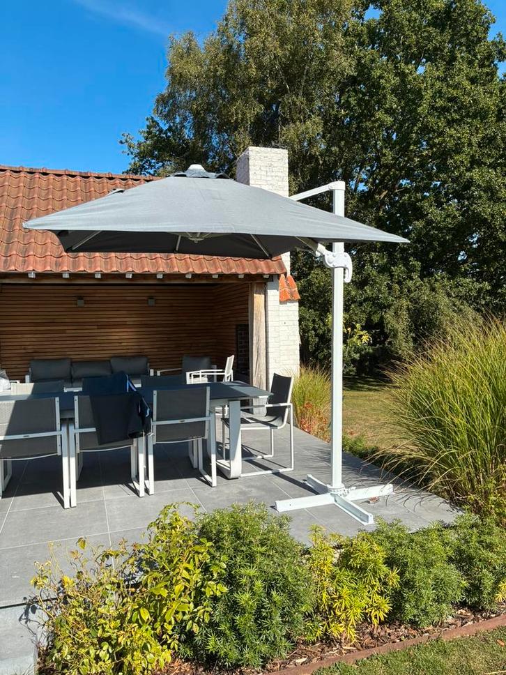 Parasol flottant Bristol Neuf 2x2,5m, Tuin en Terras, Parasols, Nieuw, Zweefparasol, 2 tot 3 meter, Verstelbaar, Ophalen
