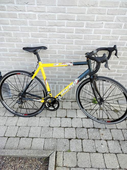 Hicker koersfiets met Carbon voorvork, Fietsen en Brommers, Fietsen | Racefietsen, Gebruikt, Carbon, Ophalen