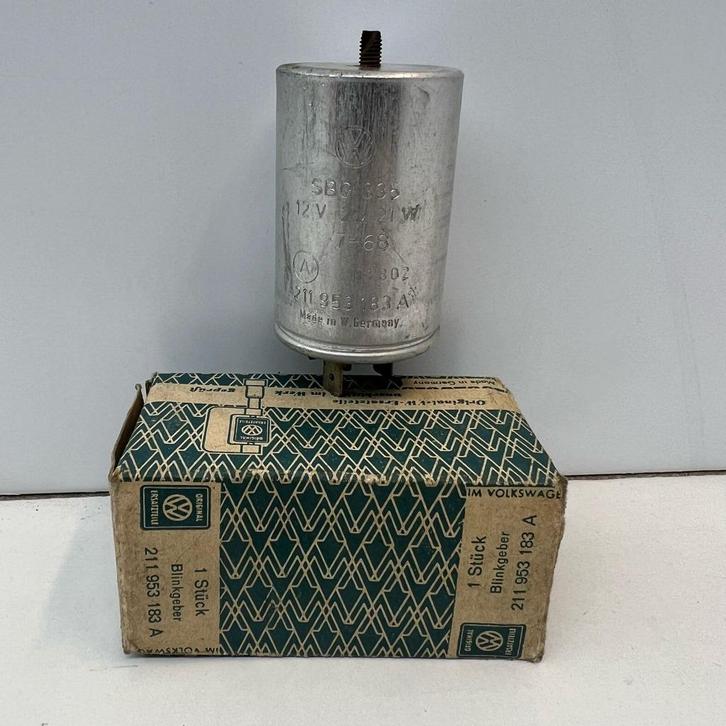 VW Kever KG T1 T2 NOS Relais 12v Knipperlicht, Auto diversen, Auto-accessoires, Zo goed als nieuw, Verzenden