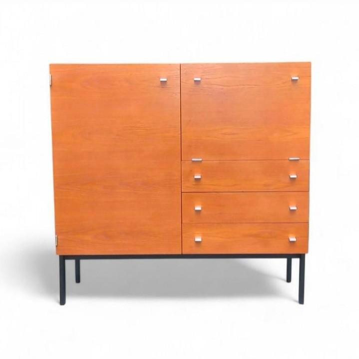 Dressoir Vintage dressoirkast Pierre Guariche | Meurop, Verzamelen, Retro, Ophalen