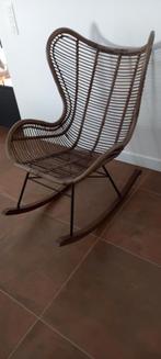Rotan schommelstoel 'vlinder', Ophalen, Zo goed als nieuw, Metaal