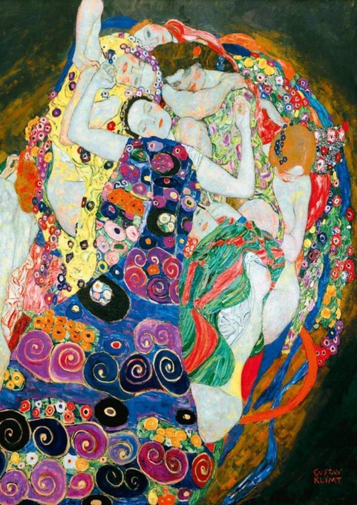 PUZZLE THE MAIDEN GUSTAV KLIMT BY EDUCA 1000 PCS, Hobby en Vrije tijd, Denksport en Puzzels, Nieuw, Legpuzzel, 500 t/m 1500 stukjes