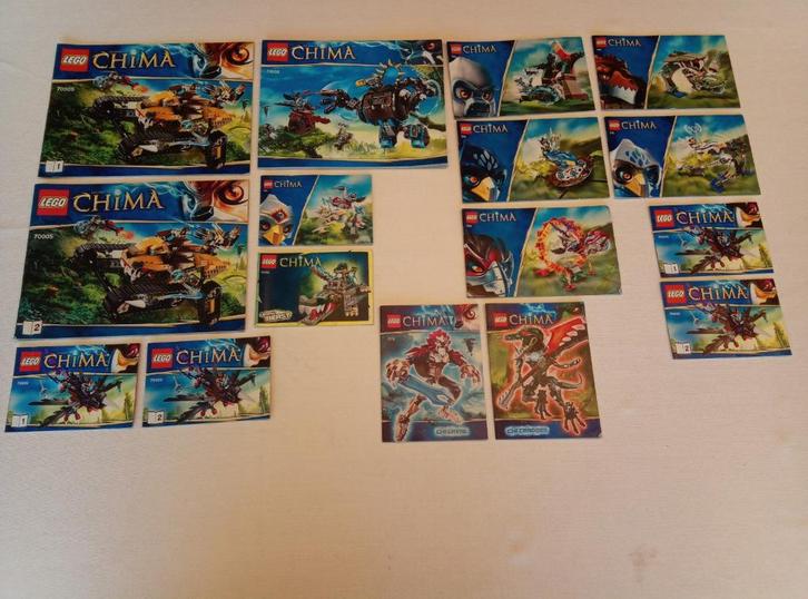 LEGO Chima 16 sets, 2100 parts & 22 minifigs !!!, Kinderen en Baby's, Speelgoed | Duplo en Lego, Zo goed als nieuw, Lego, Complete set