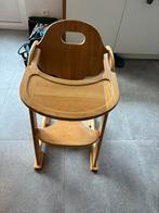 Hout kinderstoel eetstoel meegroeien instelbare hoogte, Kinderen en Baby's, Kinderstoelen, Ophalen, Zo goed als nieuw