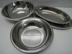 4 inox verzilverde schalen, Letang Remy, France, Antiek en Kunst, Ophalen