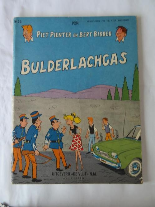 Piet Pienter en Bert Bibber nr 23 Bulderlachgas eerste druk, Livres, BD, Enlèvement ou Envoi