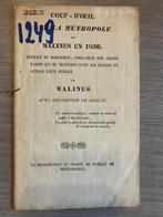 (MECHELEN) Coup d’oeil sur la métropole de Malines en 1836., Livres, Utilisé, Enlèvement ou Envoi
