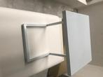 Wit zitbankje, Minder dan 55 cm, Metaal of Aluminium, Vierkant, Nieuw