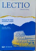 Manuel de latin Lectio 3ème secondaire, Livres, Livres scolaires, Latin, Comme neuf, Enlèvement, Secondaire