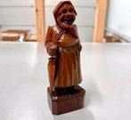 Antiek 1960 hout hand gesneden Figuur vrouw dame wandelstok, Antiek en Kunst, Ophalen of Verzenden