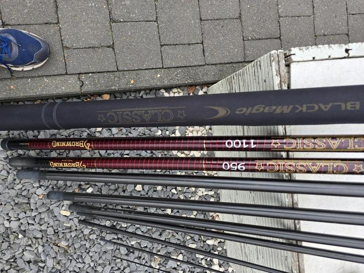 Vaste hengel browning 11 m, Watersport en Boten, Hengelsport | Witvissen, Nieuw, Vaste hengel, Ophalen