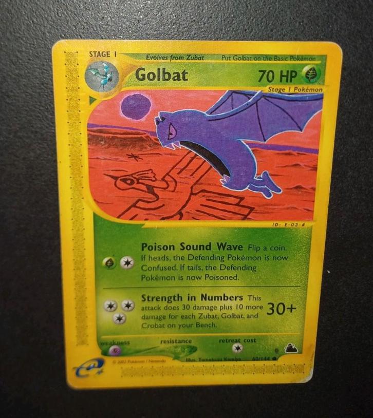 Wotc Era: Golbat 60/144 non-holo Skyrdige, Hobby en Vrije tijd, Verzamelkaartspellen | Pokémon, Ophalen of Verzenden