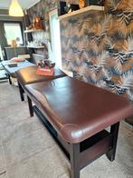 Table de massage,  avec têtière et coffret , inclinable et e, Enlèvement, Utilisé, Bois