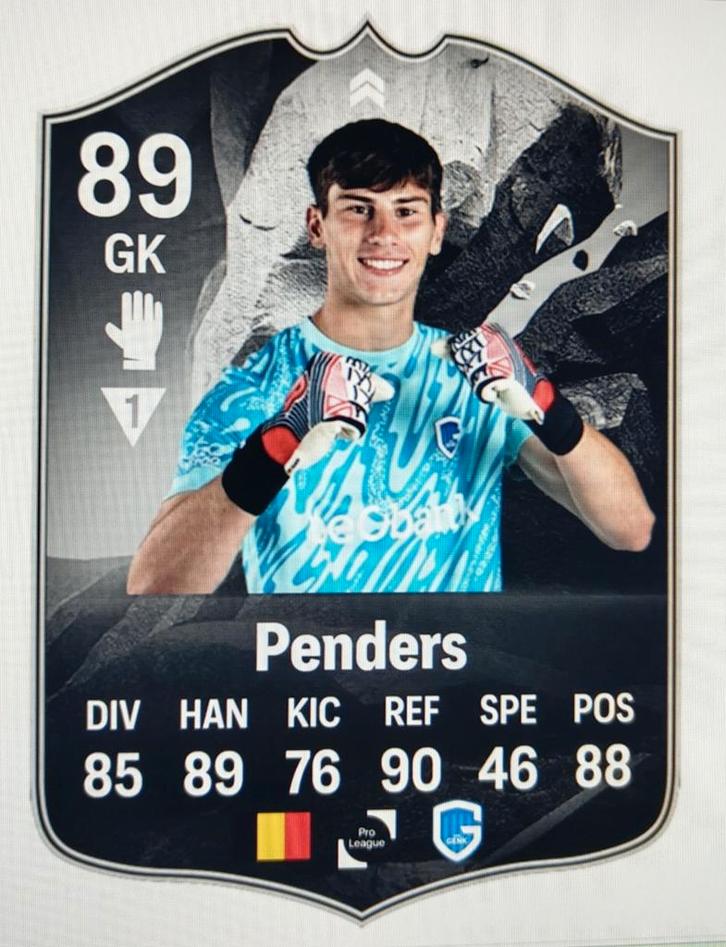 Voetbalkaartje (37cmx25cm) - Mike Penders / KRC Genk, Hobby en Vrije tijd, Stickers en Plaatjes, Zo goed als nieuw, Plaatje, Ophalen