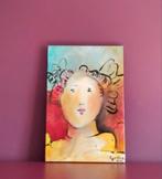 Schilderij acryl "Paulette", Antiek en Kunst, Ophalen