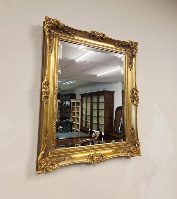 Antieke Franse Spiegel, Antiek en Kunst, Antiek | Kantoor en Zakelijk, Ophalen of Verzenden