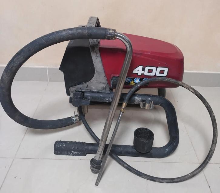 Airless - TITAN IMPACT 400 verfspuit, Doe-het-zelf en Bouw, Schildersmaterialen, Gebruikt, Ophalen of Verzenden