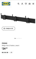 Kapstok kwart Ikea Pinnig, Nieuw, Wandkapstok, Ophalen