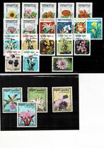 ASIE KAMPUCHEA (CAMBODGE) FLEURS 23 TIMBRES OBLITERES - SCAN, Timbres & Monnaies, Timbres | Asie, Affranchi, Envoi