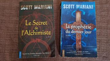 Lot de 2 livres de Scott Mariani beschikbaar voor biedingen