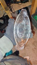 Plateau apéritif en verre, Maison & Meubles, Comme neuf, Autres types, Envoi, Plaques à induction