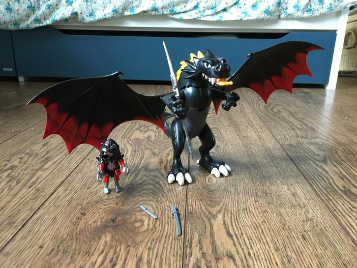 Playmobil 5482 Grote koningsdraak met lichtgevende vlam, Dieren en Toebehoren, Vissen | Aquaria en Toebehoren, Zo goed als nieuw