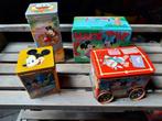 Oude blikken dozen Disney Mickey Mouse, Verzamelen, Mickey Mouse, Ophalen of Verzenden