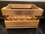 CHIMAY trappist houten bak krat caisse, Verzamelen, Biermerken, Ophalen of Verzenden, Gebruikt, Overige typen, Overige merken
