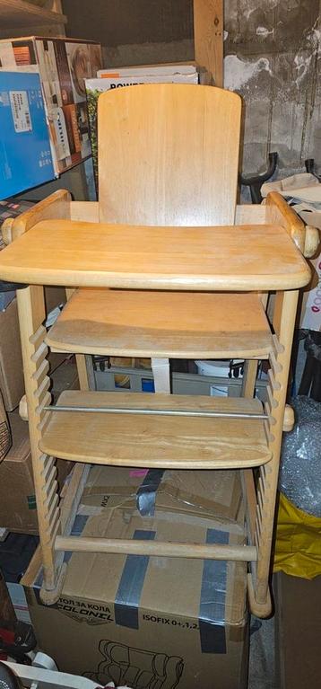 groeistoel hout verstelbaar, Kinderen en Baby's, Kinderstoelen, Ophalen of Verzenden, Zo goed als nieuw