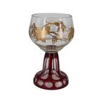 Grande Coupe en Cristal de Bohême Ancienne - Art Allemand