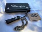 Leren Portemonnee, Yamaha Virago Zwart, met Ketting, Ledrie, Ophalen of Verzenden, Nederland, https://www.motorman.nl/zoek-uw-product/motor-merken/yamaha