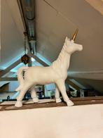 Eenhoorn met “gouden” hoorn, Verzamelen, Dierenverzamelingen, Ophalen of Verzenden, Zo goed als nieuw