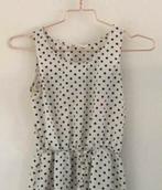 jurkje wit met bollen H&M 11-12 j 146 152, Kinderen en Baby's, Gebruikt, Meisje, H&M, Ophalen of Verzenden