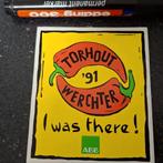 Sticker festival Torhout Werchter 1991, Ophalen of Verzenden, Zo goed als nieuw, Bedrijf of Vereniging