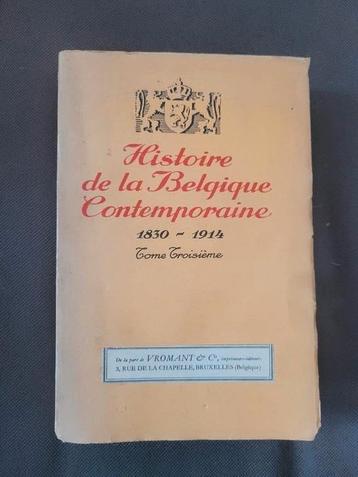 Geschiedenis van het hedendaagse België 1830-1914 beschikbaar voor biedingen