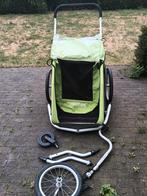 Fietskar croozer 2 kinderen (kan omgevormd worden tot buggy), Fietsen en Brommers, Fietsaccessoires | Aanhangwagens en Karren