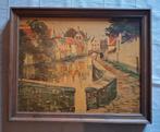 Schilderij Brugse reien Brugge Emile Van Dooren, Antiek en Kunst, Kunst | Schilderijen | Klassiek, Ophalen
