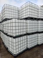ibc 1000l vat uit voedingsindustrie op plastic pallet, Comme neuf, Synthétique, Enlèvement, 150 litres ou plus