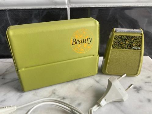 Philips kleine Beauty Ladyshave groen in reisetui vintage, Elektronische apparatuur, Persoonlijke Verzorgingsapparatuur, Zo goed als nieuw