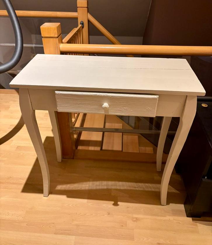 (Wand)tafel / make up kaptafel hout, Huis en Inrichting, Tafels | Sidetables, Gebruikt, 25 tot 50 cm, 50 tot 100 cm, Rechthoekig