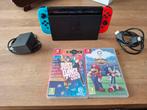 Nintendo Switch + 2 games, Ophalen of Verzenden, Zo goed als nieuw