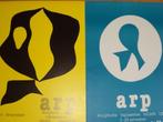2x vintage lithotypie affiche ARP Jacques Damase Gallery BXL, Antiek en Kunst, Ophalen of Verzenden