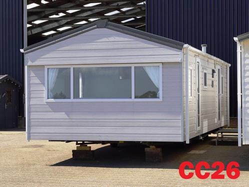 Bijna nieuw chalet merk New Tropical Deluxe Europa Caravans, Caravans en Kamperen, Stacaravans, tot en met 4, Ophalen