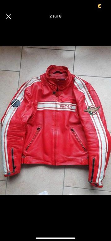 Dainese Ducati cuir XL 52, Motoren, Kleding | Motorkleding
