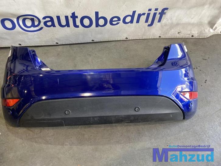 FORD FIESTA 6 Blauw achterbumper met pdc 2008-2017, Auto-onderdelen, Carrosserie, Bumper, Ford, Achter, Gebruikt